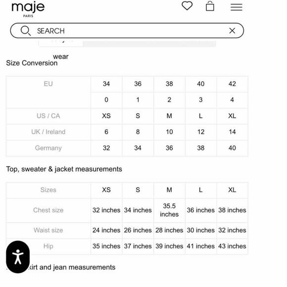 Maje Checked Bermuda Business Casual Culottes Size EU 38 Medium - Picture 10 of 13